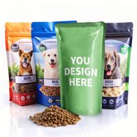 Umwelt freundlicher Seiten zwickel Trockener Hund Katze Tiernahrung Flacher Boden beutel Wild vogelfutter Verpackung Druck verschluss Kunststoff Benutzer definierter Logo-Druck