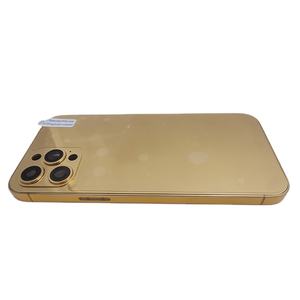 Cornice per telefono di lusso con cinturino posteriore adatto di nuovo modello di alta qualità per custodia 12 pro max placcata in oro 24kt per <span class=keywords><strong>iPhone</strong></span> - Product Image 1