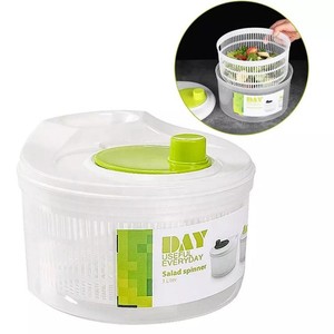 Essoreuse à salade en plastique, outil de cuisine manuel, écologique, pour sécher les légumes et les fruits - Product Image 4