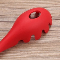 Nouveau Silicone Spaghetti pâtes fourchette pâtes serveur Spaghetti fourchette cuillère pinces pour légumes nouilles lave-vaisselle résistant aux taches