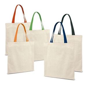 กระเป๋าถือสตรีแบบสะพายไหล่พร้อมโลโก้พิมพ์ลายตามสั่ง กระเป๋าผ้าแคนวาสสำหรับช้อปปิ้ง ผลิตในรัฐเบงกอลตะวันตก ประเทศอินเดีย - Product Image 5