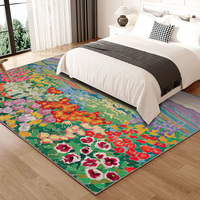 Custom Printed Rug Floral Designer Rugs Living Room Large Fluffy Soft Machine-washable Carpet Home Decor Bedroom Rugs Carpets