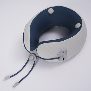 <b>U</b> <b>Shaped</b> Neck Massager Rechargeable Cervical Spine Massage <b>Pillow</b> For Home Use Blue Color N005 - Product Image 2