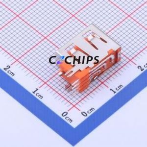 906-862A1118D10200 <b>USB</b> Connector Through hole Component (THT) Connector Type-<b>A</b> <b>USB</b> <b>2.0</b> Female Side Insert - Product Image 2