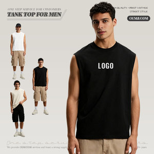 <span class=keywords><strong>T</strong></span>-<span class=keywords><strong>shirt</strong></span> court d'é<span class=keywords><strong>t</strong></span>é avec logo personnalisé pour hommes Gym <span class=keywords><strong>T</strong></span>-<span class=keywords><strong>shirt</strong></span> <span class=keywords><strong>sans</strong></span> manches lourd pour hommes 100% Cotton Plain Black Tank Tops Wholesale - Product Image 1