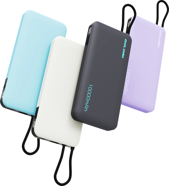 New Power Bank 10000mAh Portable Fast Charging Supply Power Banks Mobile Battery Pack Powerbank With Cable