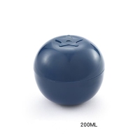 Herbruikbare plastic opbergdoos voor fruit in de vorm van avocado, ui, citroen en tomaat. Plastic bewaardoos voor verse voedsel in de koelkast.