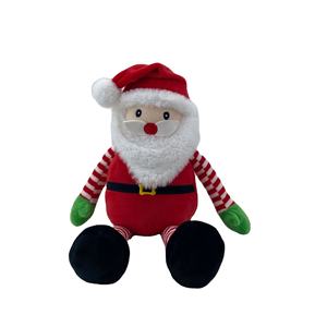 Fournitures de décoration de Noël personnalisées animaux en peluche en coton super doux avec renne père noël bonhomme de neige jouet - Product Image 3