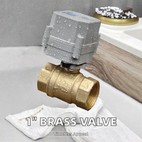 4-20ma 0-10v 0-5v DN25 Vanne à bille pour l'eau pour l'infrastructure de l'eau Régulateur de vanne de modulation en laiton proportionnel 1 pouce