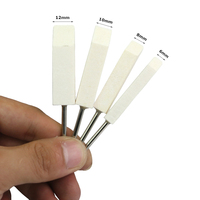 Tête de polissage carrée en feutre de laine à tige de 3 mm pour finition miroir de moules à mouvement alternatif ultrasonique