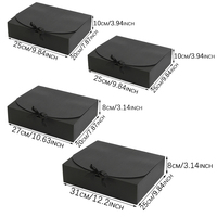 Boîtes en carton pliables multi-tailles pour bijoux, cosmétiques, cadeaux de mariage, acceptant le logo personnalisé, boîtes cadeaux pour friandises