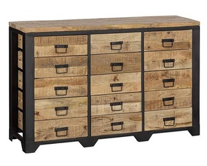 Meuble TV en bois de luxe Meuble à panneaux en bois design moderne pour salon chambre à coucher 65 pouces et plus Inde - Product Image 1