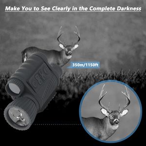 Mira monocular de visión nocturna alta 6X50, vista de <span class=keywords><strong>caza</strong></span>, <span class=keywords><strong>visor</strong></span> nocturno táctico para oscuridad Total - Product Image 3