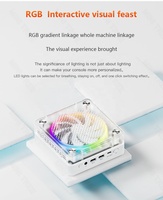 Nueva Mini PC con Iluminación RGB, AMD R7 5800H, DDR4 3200MHz, WIFI6, BT5.2, LAN 2.5G, M.2 NVME, Computadora Portátil para Juegos, AMD Radeon, Ventilador Grande