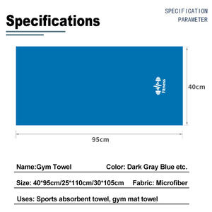 IDEA DE REGALO: Toalla de Gimnasio de Microfibra Bordada con Logotipo Personalizado, Ecológica, Absorbente de Sudor, Cubre Banco de Fitness para Entrenamiento - Product Image 4