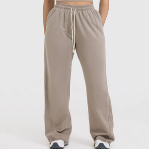 Pantalones de Mujer de la Mejor Calidad, Pantalones Anchos de Invierno, 100% Algodón, Transpirables, con Logotipo Personalizado, OEM - Product Image 1