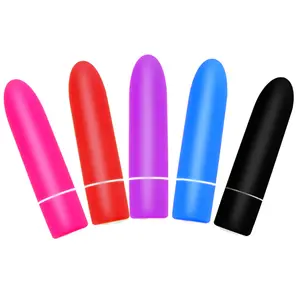 Sex products rechargeable vibrating black powerful mini bullet clitoral vibrator sex toys for woman