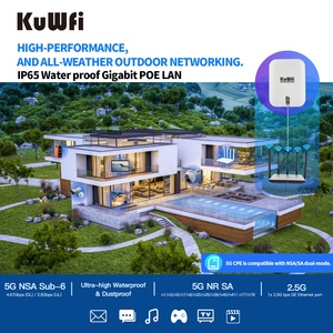 <span class=keywords><strong>Routeur</strong></span> 5G industriel extérieur ODU <span class=keywords><strong>KuWFi</strong></span> CPE 5G avec carte SIM, connectivité sans fil TR069 <span class=keywords><strong>LTE</strong></span>, port 2.5G, haute vitesse, alimentation PoE, pour camping-car - Product Image 3