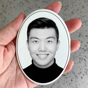 Cá nhân gốm ảnh cho bia mộ không thấm nước hình ảnh khung cho mộ tùy chỉnh nghĩa trang bia mộ hình ảnh tưởng niệm ảnh - Product Image 2