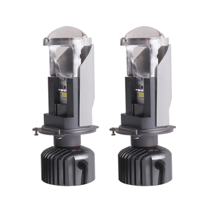 ไฟหน้า <span class=keywords><strong>H4</strong></span> Mini LED Lens 45W 6000K 12V 10000 ลูเมนส์ ไฟสูง/ต่ำ แบบเสียบใช้งานได้ทันที อะไหล่ตกแต่งรถยนต์ สำหรับรถยนต์และมอเตอร์ไซค์ - Product Image 1