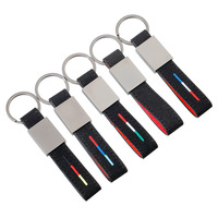 Vente en gros de porte-clés élégants en cuir véritable avec logo personnalisé Allemagne Italie Belgique drapeau souvenir pour couples