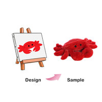Jouets en peluche pour chiens brodés sur mesure, réalistes, avec fonction réconfortante et doublure en maille douce pour enfants - Vente en gros usine