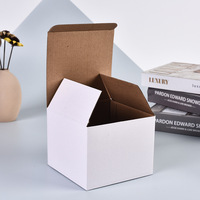 Scatola di spedizione bianca a prova di schiacciamento all'ingrosso scatola regalo in cartone ondulato Kraft bianco per imballaggi per piccole imprese