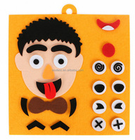Kits d'artisanat d'expression en feutre de tissu éducatif personnalisé bricolage en gros pour enfants
