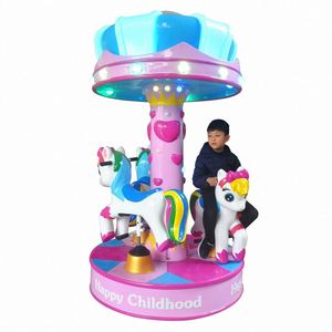 Máquina de Juego de Carrusel para 3 Personas, Equipo de Entretenimiento Comercial para Parques de Atracciones Infantiles, Mismo Modelo que los de los Parques - Product Image 3