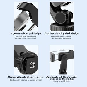 Precio barato para <span class=keywords><strong>DJI</strong></span> <span class=keywords><strong>OSMO</strong></span> Pocket <span class=keywords><strong>3</strong></span> PULUZ ABS + PC Marco protector Abrazadera de teléfono de expansión Compatible con trípode - Product Image 3