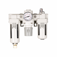 Unité triple intégrée pour air comprimé, filetage 3/8'', en alliage d'aluminium, filtre-régulateur-lubrificateur pneumatique, AC3000-03, 5m
