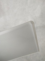 Fournisseur chinois panneau de verre d'impression en soie avec fenêtre d'affichage transparente verre de forage CNC trempé pour appareil de cuisine