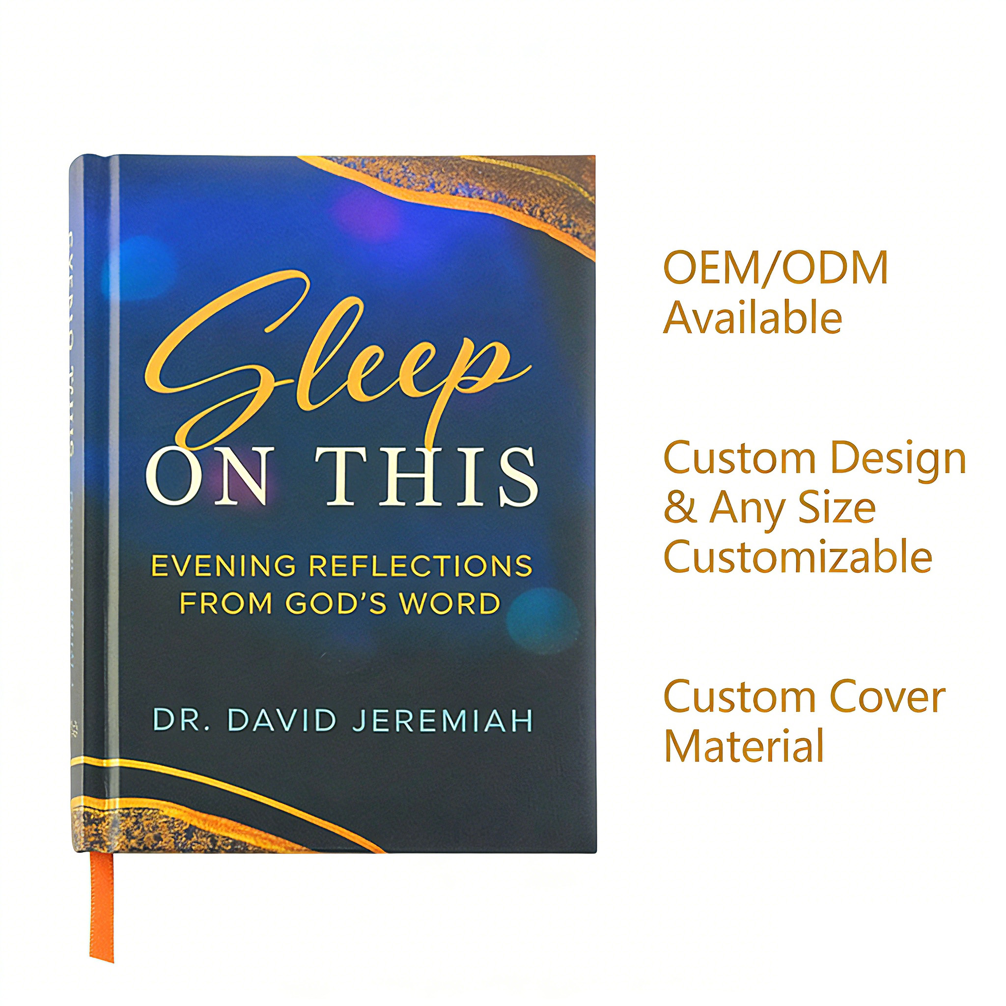 Customized Luxury Full Color Gold Foil Stamping Hardcover Book Printing