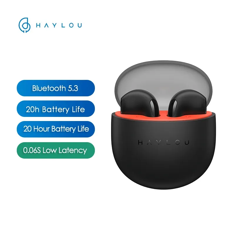 Haylou X1 Neo Bluetooth V5.3 Oortelefoon 0.06S Lage Latentie Tws Hifi Gaming Draadloze Hoofdtelefoon 20H Batterijduur Waterdicht Oordopje