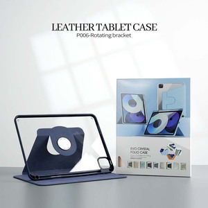 JOYPORODO P06 Acrílico 2 en <span class=keywords><strong>1</strong></span> 360 °   Funda Giratoria para Tablet al por Mayor para <span class=keywords><strong>iPad</strong></span> Air para <span class=keywords><strong>iPad</strong></span> de 11.ª Generación, Carcasa Trasera Transparente - Product Image 2