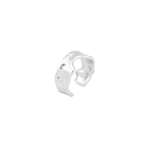 Bague ouverte irrégulière en acier inoxydable au design minimaliste et tendance, unisexe, vente en gros de bijoux, collection 2026 - Product Image 6