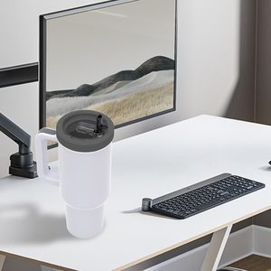 Tapa de Repuesto de 40 oz con Pajita Abatible para Vaso Stanley, Tapa de Silicona Antiderrames y Resistente a Salpicaduras con Pajita para Vaso Stanley de 40 oz - Product Image 6