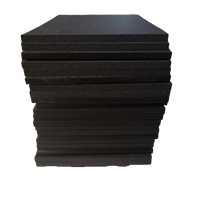 Panneau de mousse de polypropylène noir EPP ignifuge et isolant avec isolation thermique Caractéristique étanche en stock