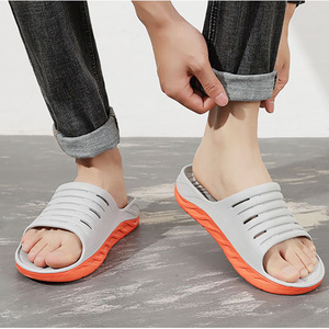 Tongs <span class=keywords><strong>orthopédiques</strong></span> pour hommes grandes tailles avec soutien de la voûte plantaire, semelle épaisse, amortissantes, antidérapantes, pour la plage, la maison et la récupération - Product Image 3