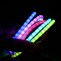 Bande LED COB RGB WS2812B IC 160 LED/m 5V, lumière adressable individuelle, 5MM fine, RGB effet de poursuite des rêves, LED COB flexible haute densité