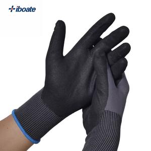 Oxmoor Gants <span class=keywords><strong>de</strong></span> travail antidérapants Gants <span class=keywords><strong>de</strong></span> manutention en nitrile brossé, huile et nylon résistant à l'usure - Product Image 3