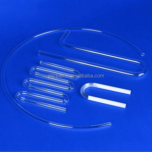 Tube en <span class=keywords><strong>quartz</strong></span> en forme de U de haute pureté personnalisé GLS, tube en verre de <span class=keywords><strong>quartz</strong></span> fondu pour chauffage industriel, tube en <span class=keywords><strong>quartz</strong></span> en spirale - Product Image 1
