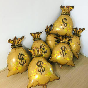 Globo personalizado CYmylar, bolsa de dinero, Globos de papel de aluminio, moneda de dólar, Globos, globo para decoración de fiesta de <span class=keywords><strong>Casino</strong></span>, decoración de fiesta rica - Product Image 5