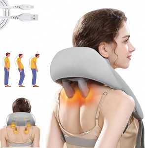 Masajeador Eléctrico Inalámbrico Shiatsu para Cuello y Hombros con Calor y Temporizador Automático de 15 Minutos para Cuello, Espalda, Cintura y Glúteos - Product Image 3