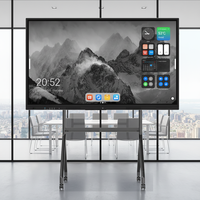 86 Inch Concurrerende Prijs 4K Interactieve Flatpanel Smartboard Voor Scholen Die Trainingsbijeenkomst Onderwijzen