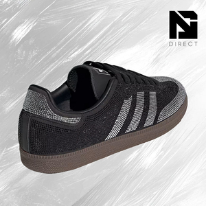 Zapatillas <span class=keywords><strong>Adidas</strong></span> Samba OG 'Black Silver Rhinestones' de Lujo <span class=keywords><strong>para</strong></span> Mujer, Antideslizantes, Casuales - Product Image 3