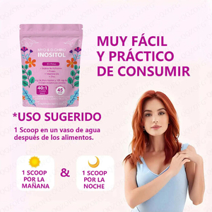 ผงเสริมอาหารไมโอ-อิโนซิทอลและดี-ไคโรอิโนซิทอล สูตร OEM สำหรับแบรนด์ส่วนตัว อัตราส่วน 40:1 พร้อมโฟเลตและวิตามินดี ช่วยเสริมสร้างสุขภาพสำหรับผู้หญิง - Product Image 4