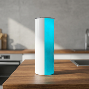 USA Stock Stainless Steel 20oz Glow Blue Double Wall Vacuum Insulated Tumbler with Lid Minimalist Design - Product Image 2
