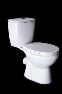 Inodoro de Cerámica Europeo de Porcelana Vitrificada con Sifón en P de 180 mm, Descarga Doble, Plomería Francesa, Conjunto Completo de Inodoro Sanita Compacta - Product Image 2