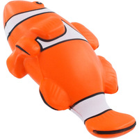 Balle anti-stress pas chère en forme de poisson tropical Clown, balle en mousse Nemo, jouets en PU en forme de poisson marin, vente en gros